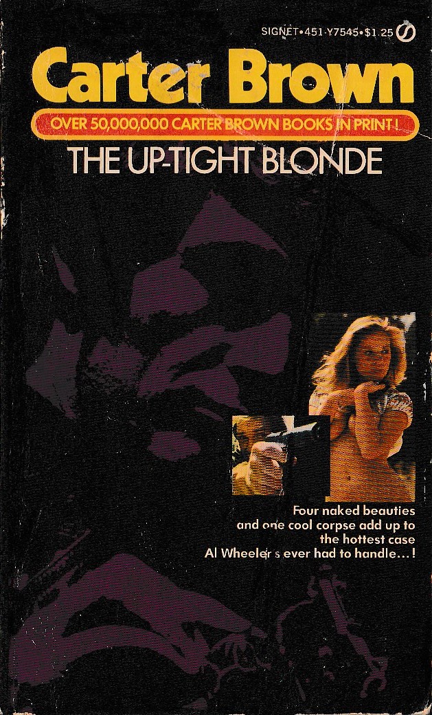 Carter Brown  THE UP-TIGHT BLONDE front book cover image