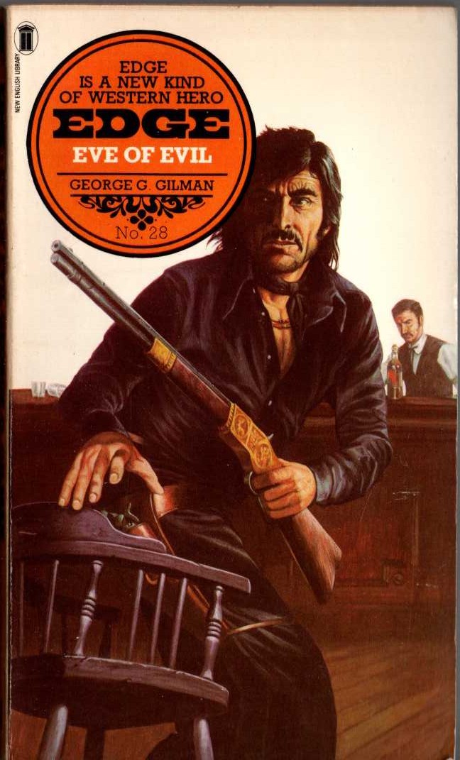 George G. Gilman  EDGE 28: EVE OF EVIL front book cover image