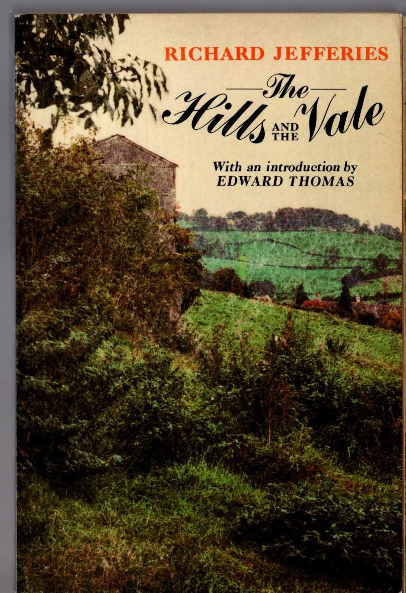 Richard Jefferies  THE HILLS AND THE VALE front book cover image