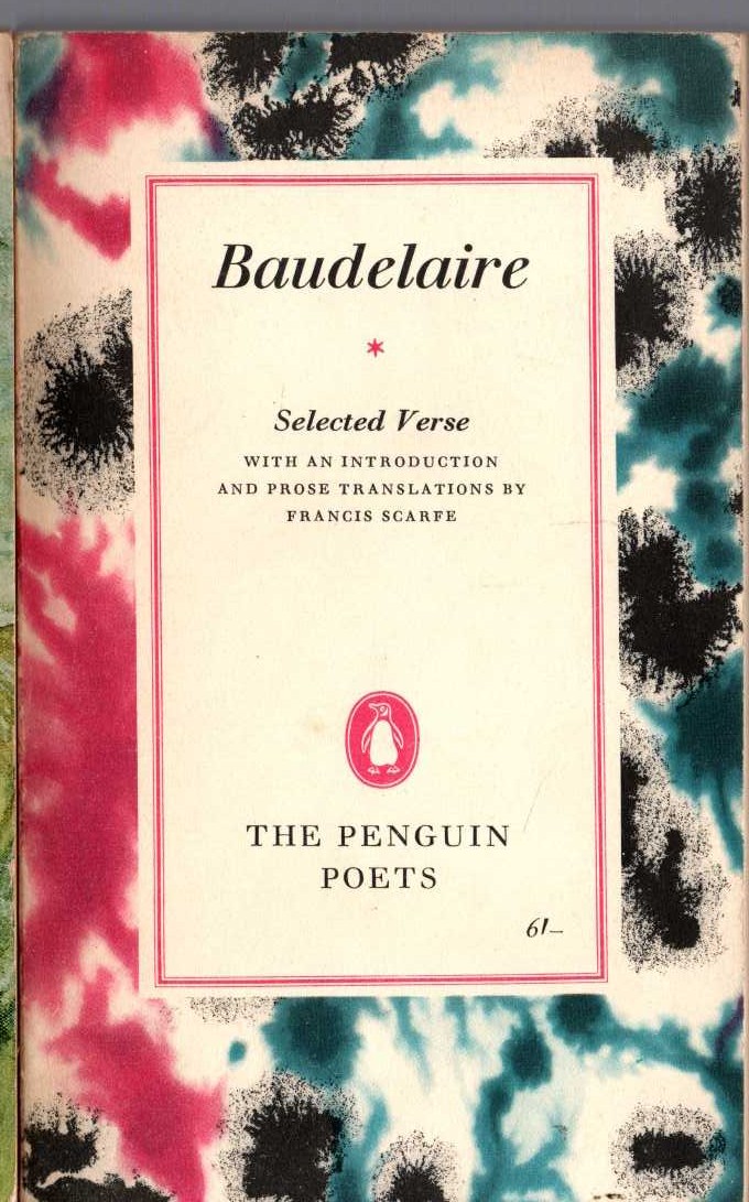 Francis Scarfe (introduces_and_translates) BAUDELAIRE front book cover image