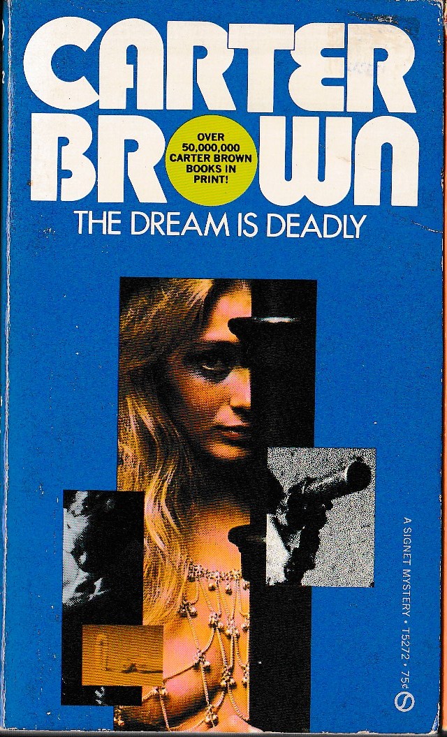 Carter Brown  THE DREAM IS DEADLY front book cover image