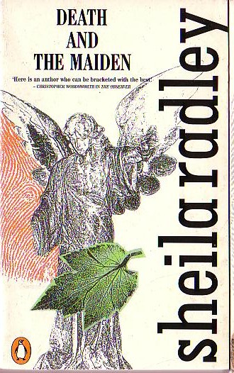 Sheila Radley  DEATH AND THE MAIDEN front book cover image