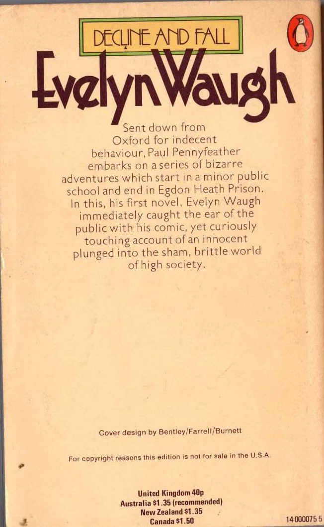 Eric Newby  A MERRY DANCE AROUND THE WORLD magnified rear book cover image
