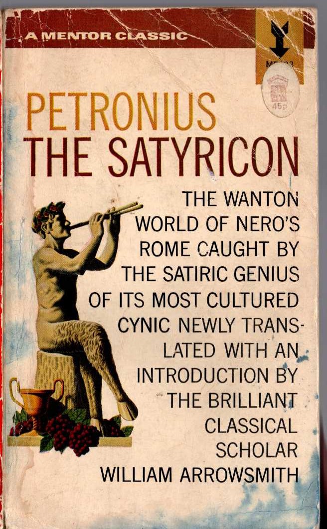 Petronius   THE SATYRICON front book cover image
