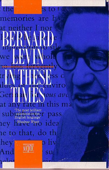 \ IN THESE TIMES by Bernard Levin front book cover image