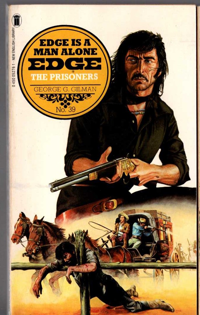 George G. Gilman  EDGE 39: THE PRISONERS front book cover image