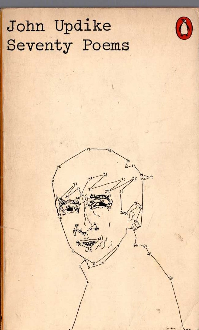 John Updike  SEVENTY POEMS front book cover image
