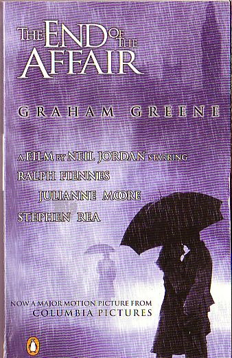Graham Greene  THE END OF THE AFFAIR (Ralph Fiennes, Julianne Moore..) front book cover image