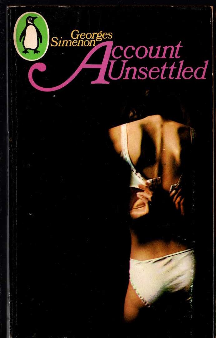 Georges Simenon  ACCOUNT UNSETTLED front book cover image