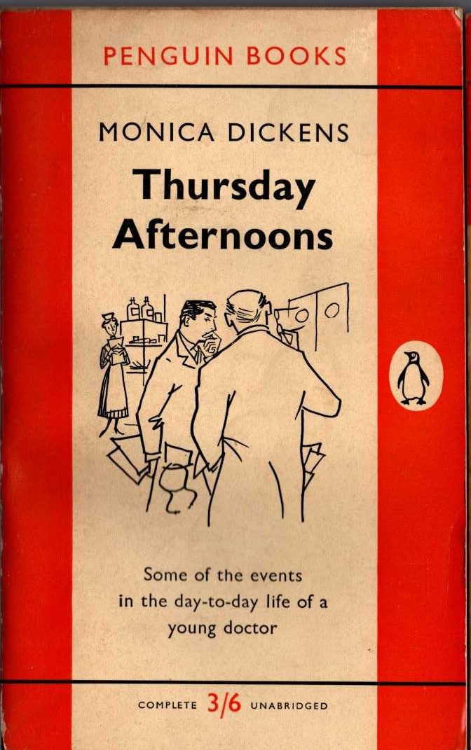 Monica Dickens  THURSDAY AFTERNOONS front book cover image