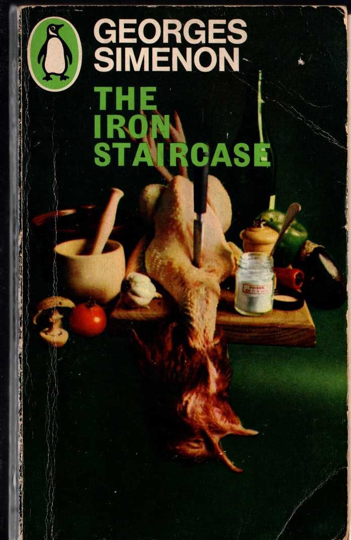 Georges Simenon  THE IRON STAIRCASE front book cover image