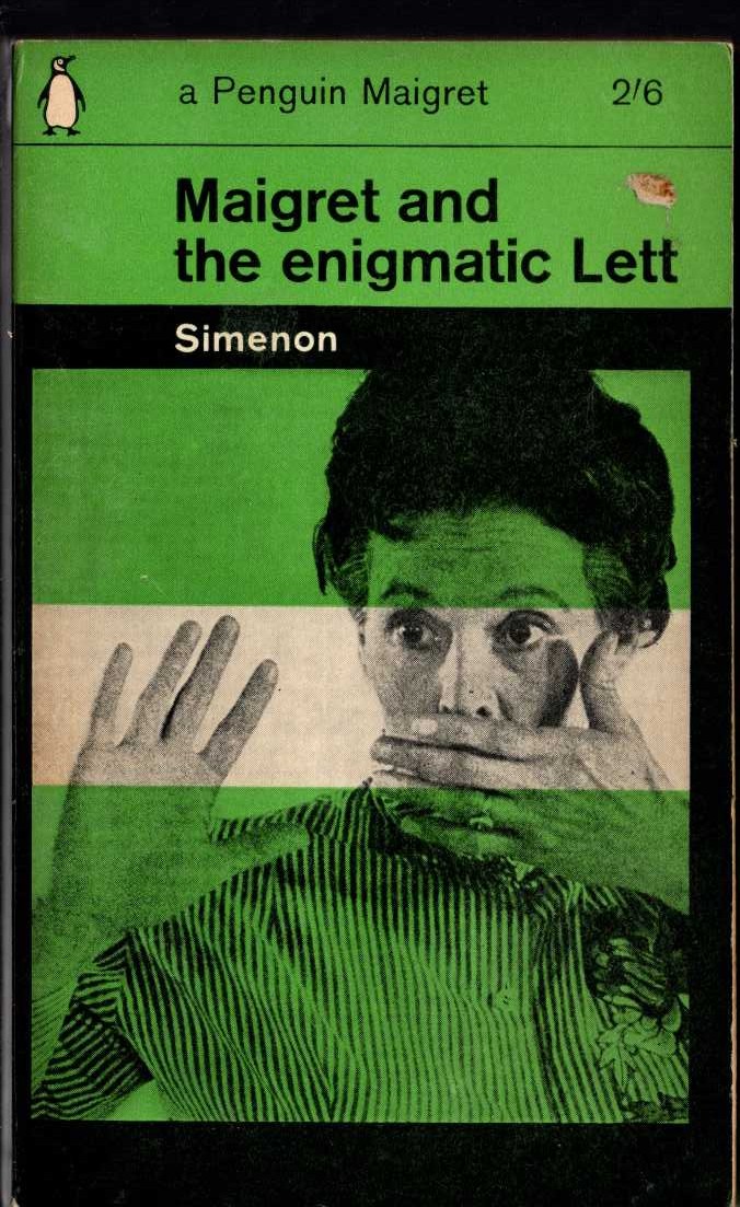 Georges Simenon  MAIGRET AND THE ENIGMATIC LETT front book cover image