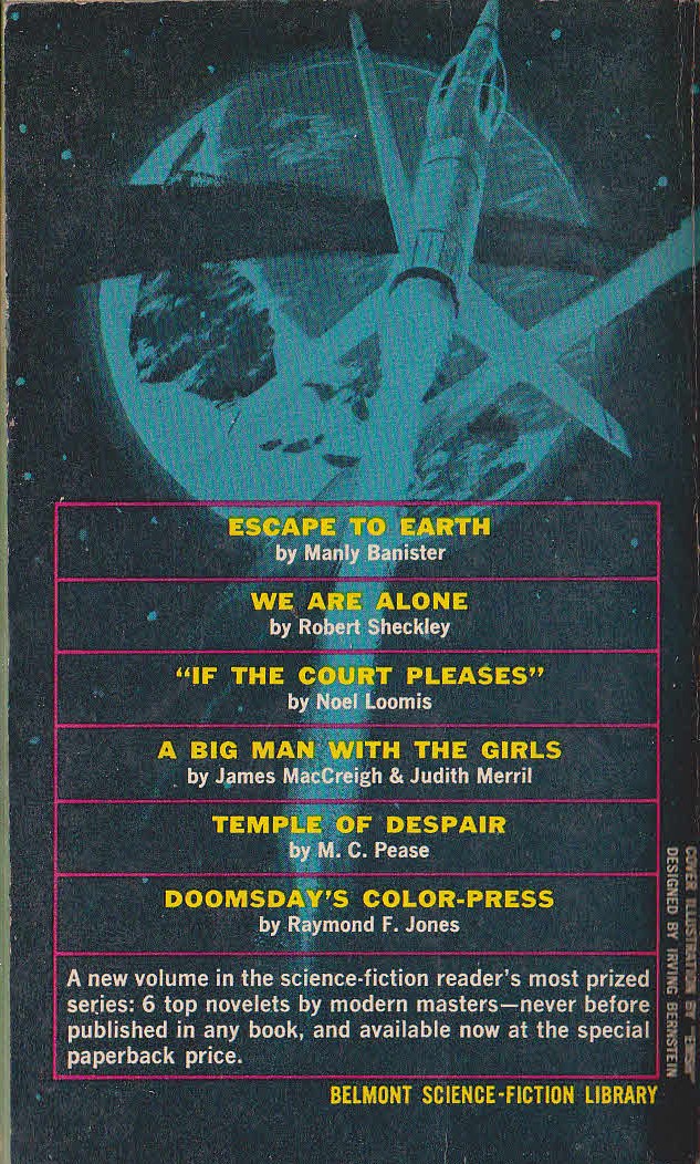 Ivan Howard (Edits) ESCAPE TO EARTH magnified rear book cover image