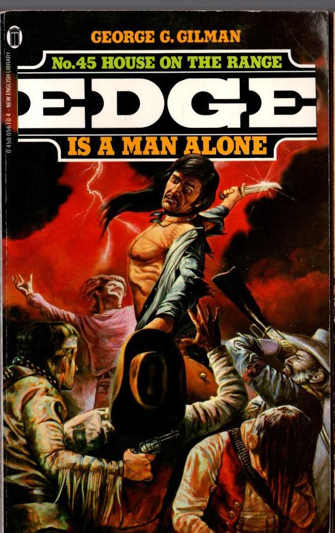 George G. Gilman  EDGE 45: HOUSE ON THE RANGE front book cover image