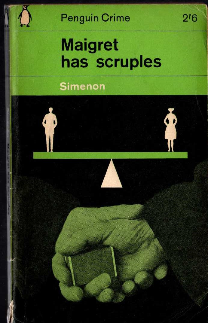Georges Simenon  MAIGRET HAS SCRUPLES front book cover image