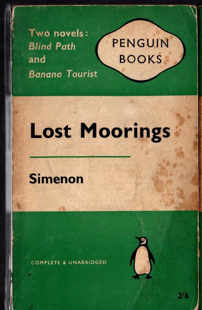 Georges Simenon  LOST MOORINGS front book cover image