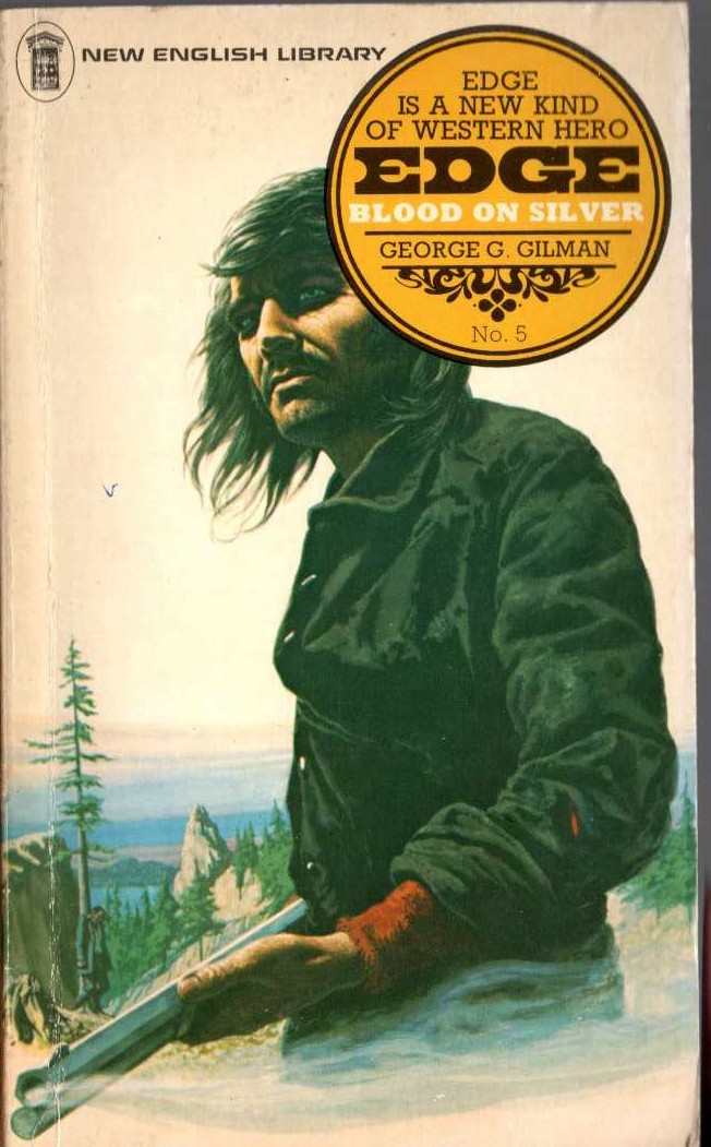 George G. Gilman  EDGE 5: BLOOD ON SILVER front book cover image