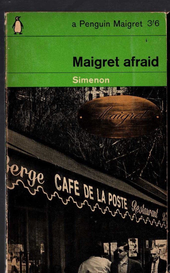Georges Simenon  MAIGRET AFRAID front book cover image