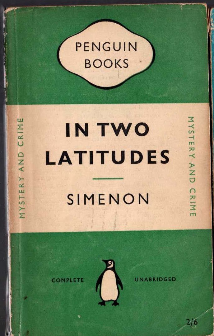 Georges Simenon  IN TWO LATITUDES front book cover image