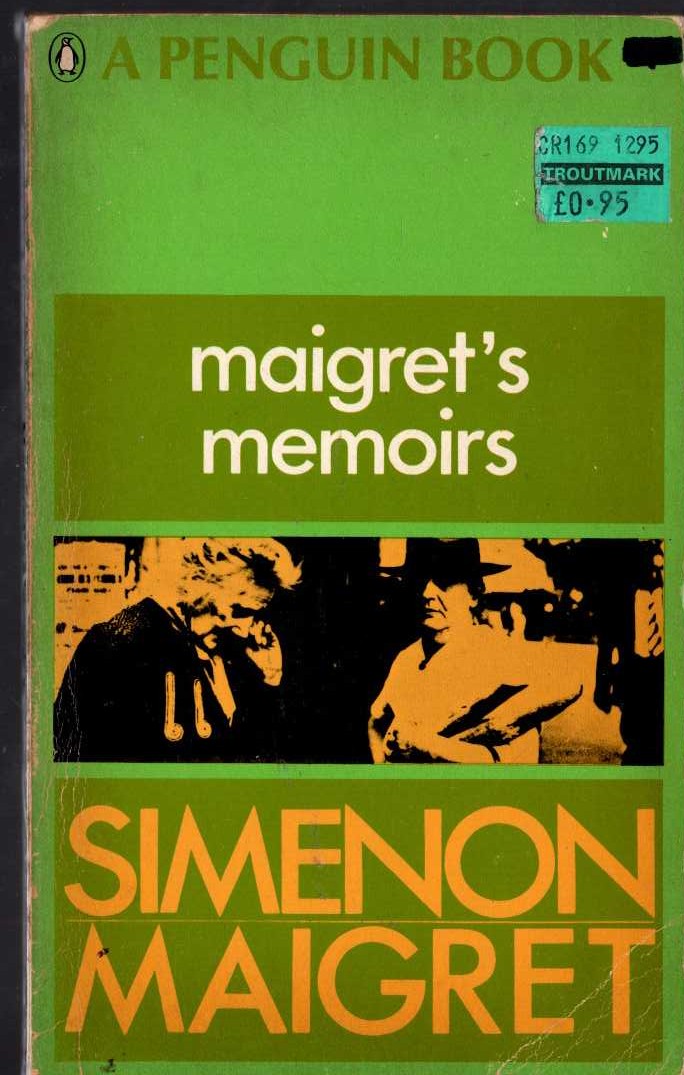 Georges Simenon  MAIGRET'S MEMOIRS front book cover image