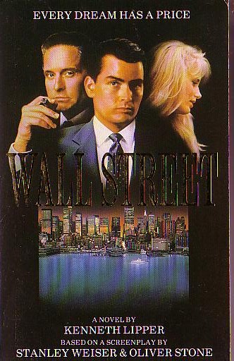 Kenneth Lipper  WALL STREET (Michael Douglas, Charlie Sheen) front book cover image