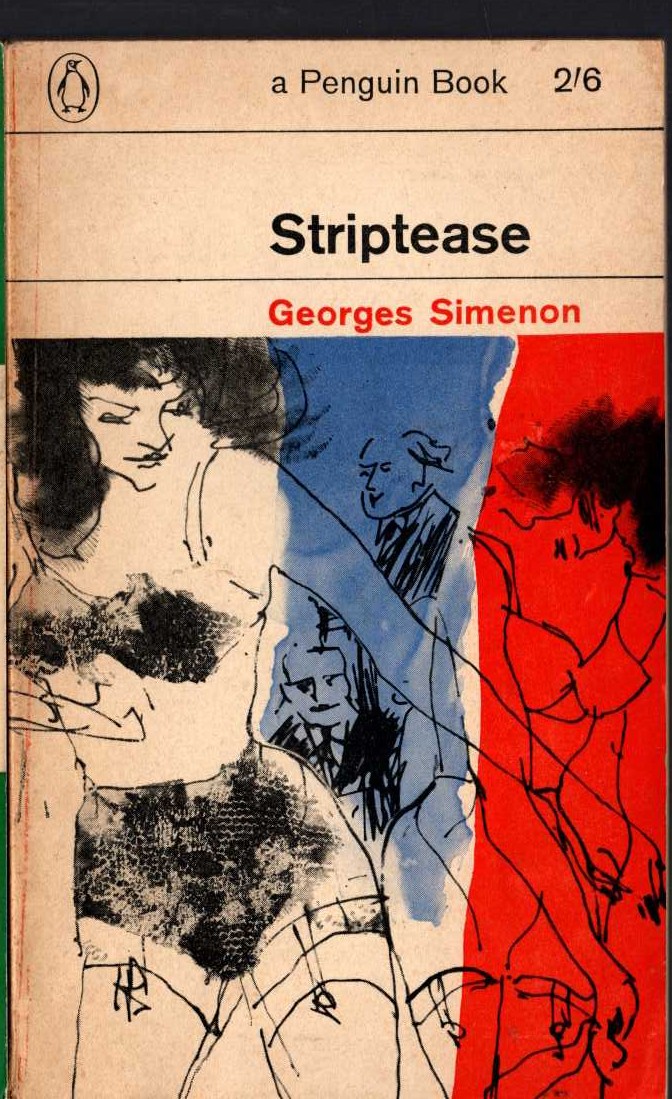 Georges Simenon  STRIPTEASE front book cover image