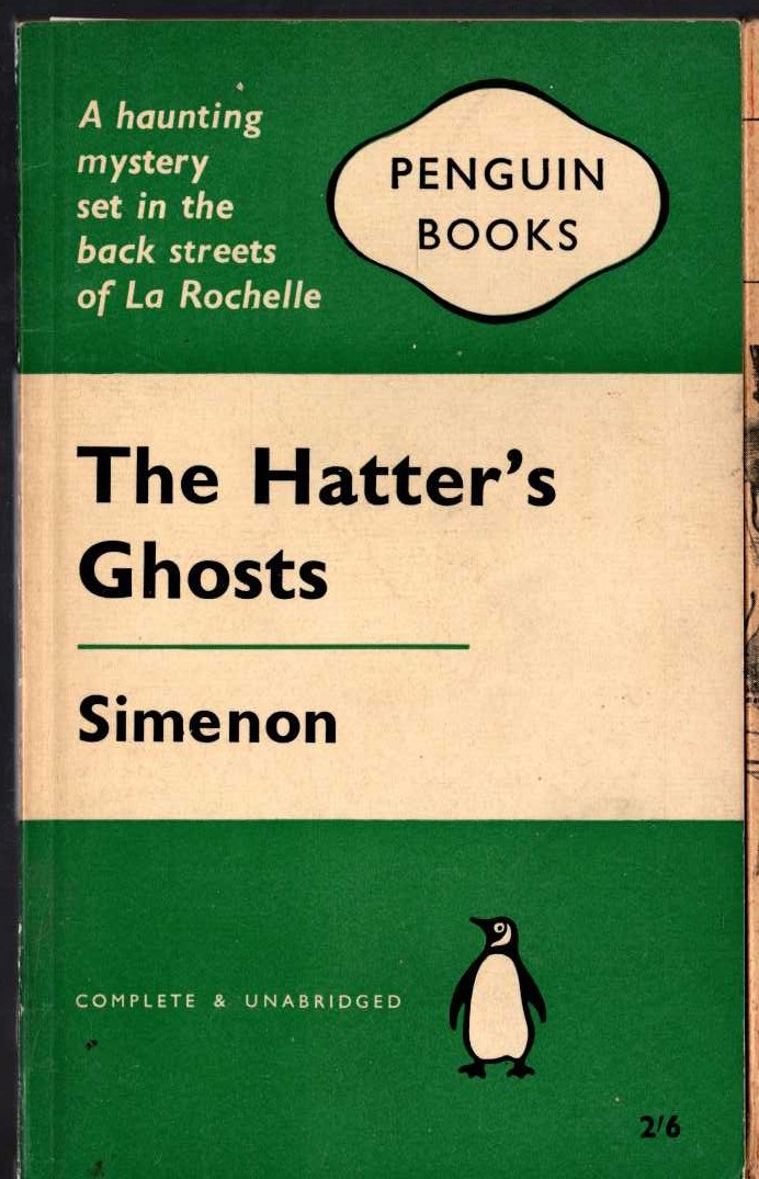Georges Simenon  THE HATTER'S GHOSTS front book cover image