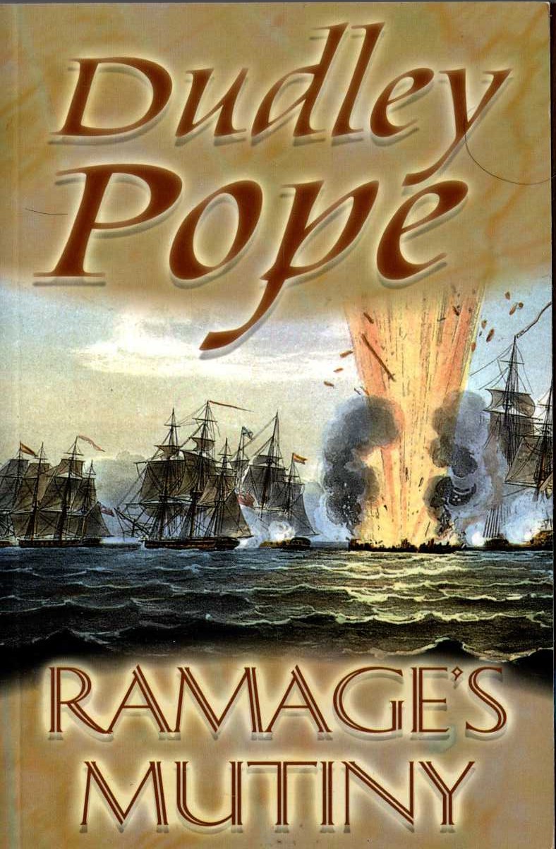 Dudley Pope  RAMAGE'S MUTINY front book cover image