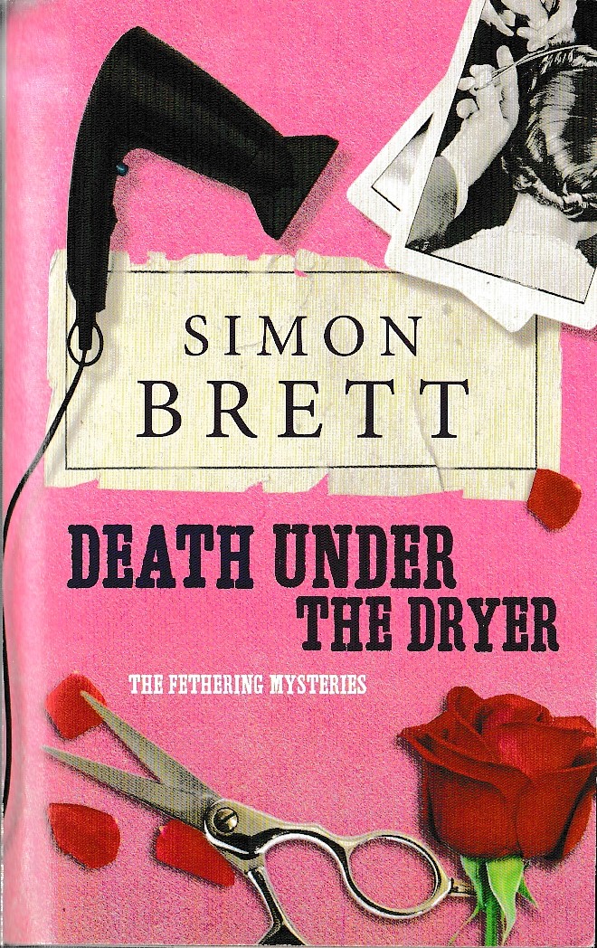 Simon Brett  DEATH UNDER THE DRYER front book cover image
