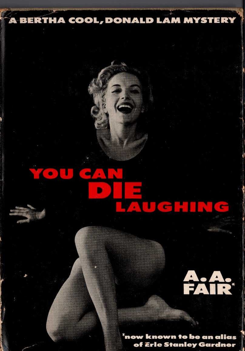 YOU CAN DIE LAUGHING front book cover image