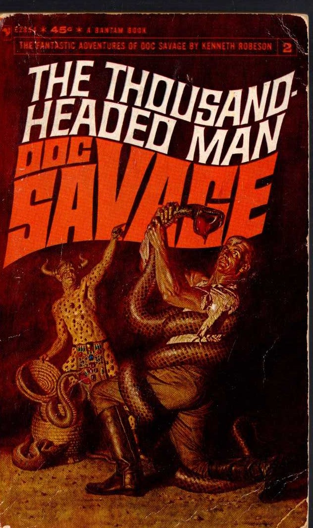 Kenneth Robeson  DOC SAVAGE: THE THOUSAND-HEADED MAN front book cover image
