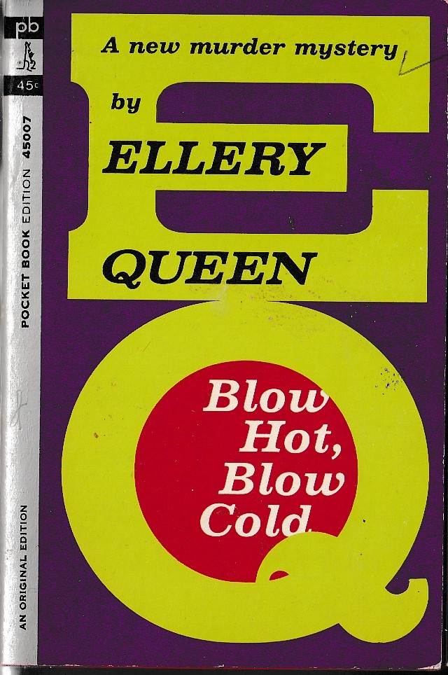 Ellery Queen  BLOW HOT, BLOW COLD front book cover image