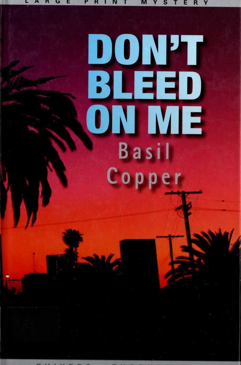 DON'T BLEED ON ME front book cover image