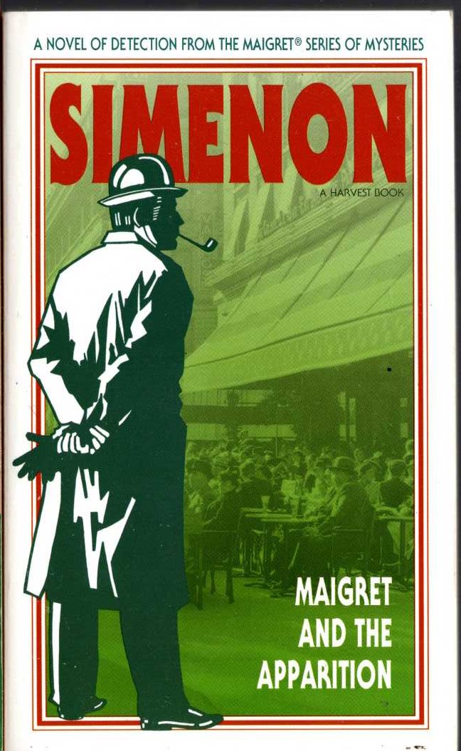 Georges Simenon  MAIGRET AND THE APPARITION front book cover image