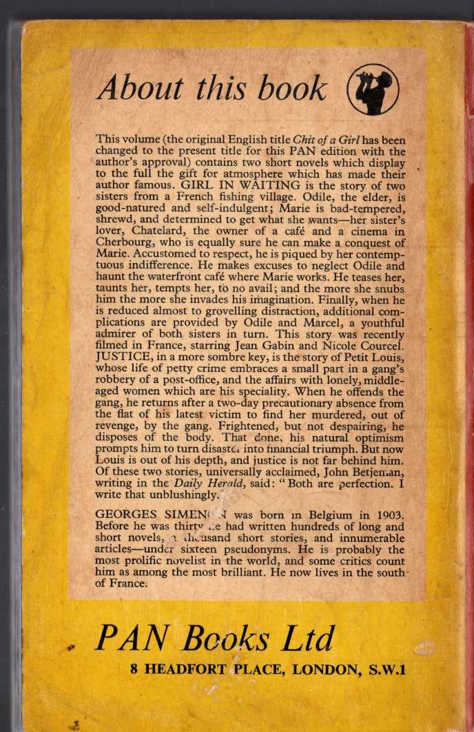 Joan Aiken
 .A CREEPY COMPANY .Puffin rpt.N/D rear cover image