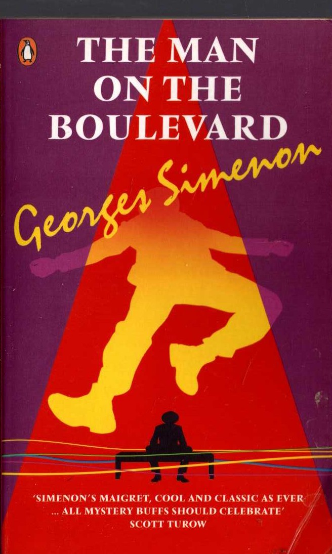 Georges Simenon  THE MAN ON THE BOULEVARD front book cover image