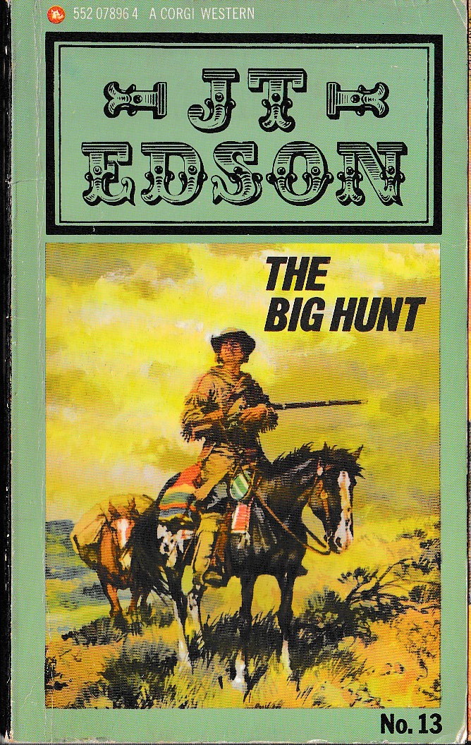 J.T. Edson  THE BIG HUNT front book cover image