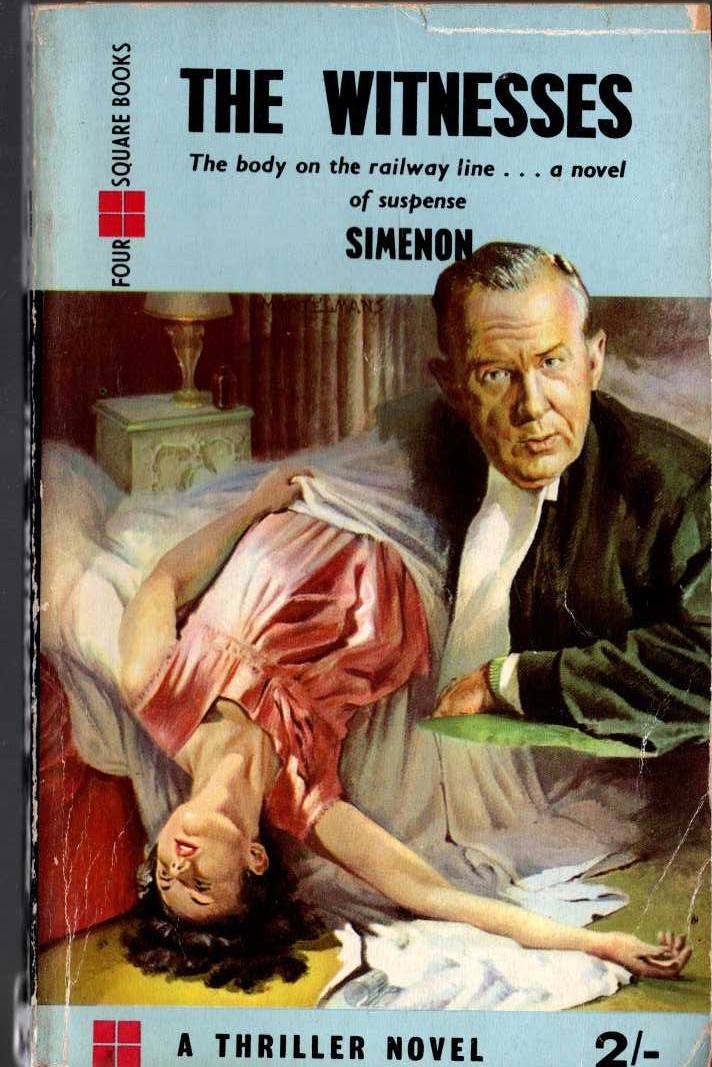 Georges Simenon  THE WITNESSES front book cover image