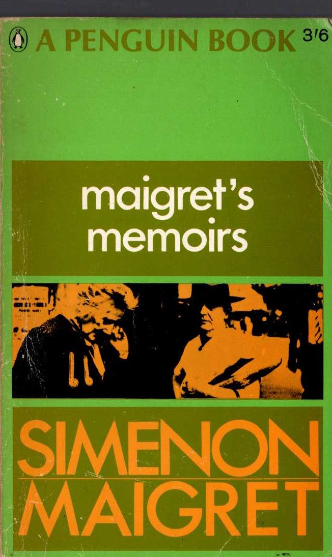 Georges Simenon  MAIGRET'S MEMOIRS front book cover image