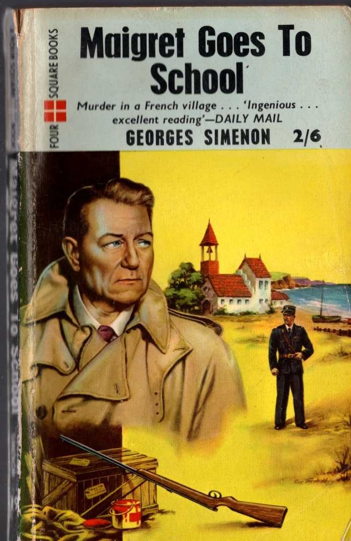 Georges Simenon  MAIGRET GOES TO SCHOOL front book cover image