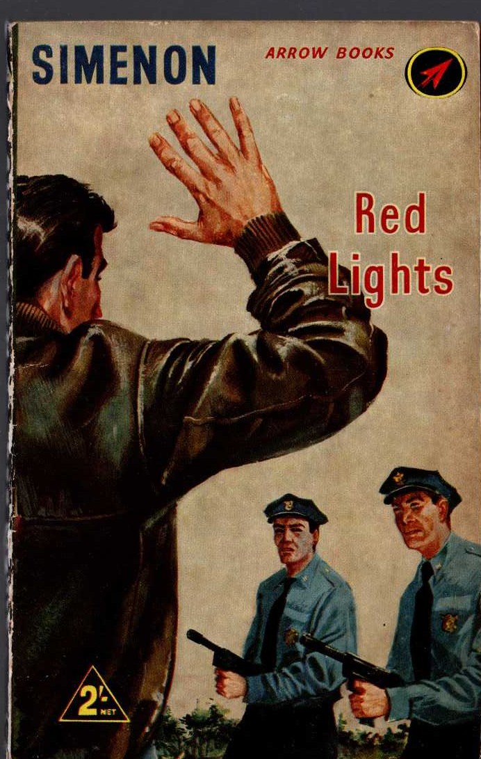 Georges Simenon  RED LIGHTS front book cover image