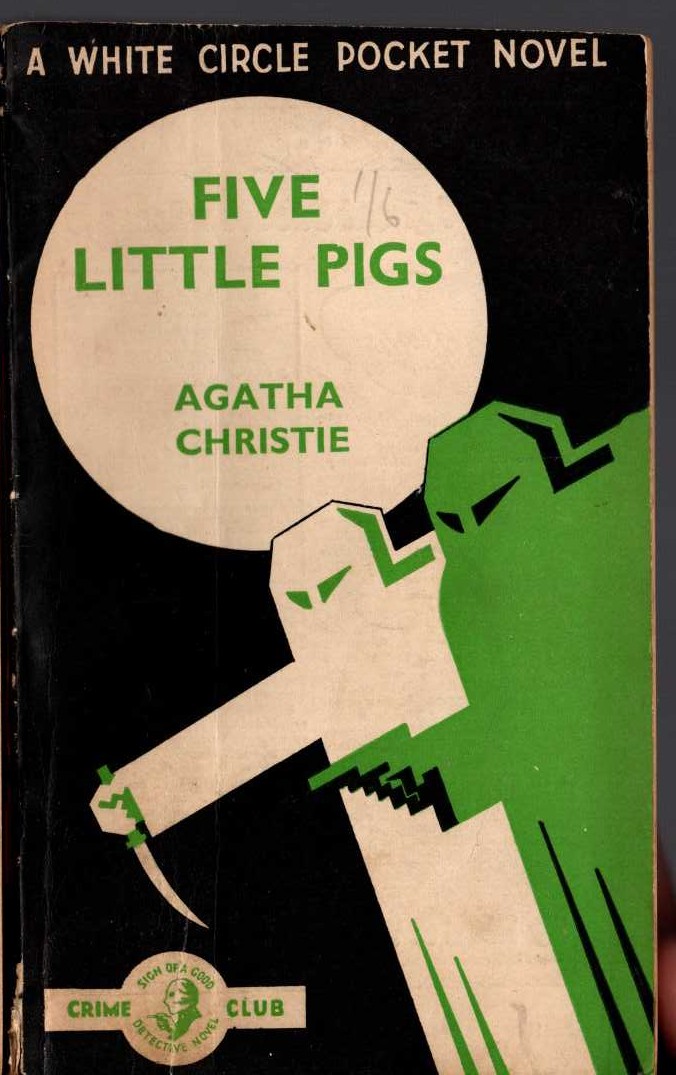 Agatha Christie  FIVE LITTLE PIGS front book cover image