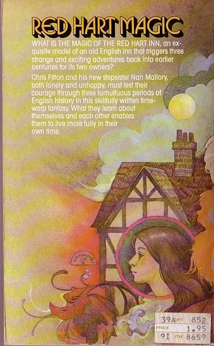 Andre Norton  RED HART MAGIC magnified rear book cover image