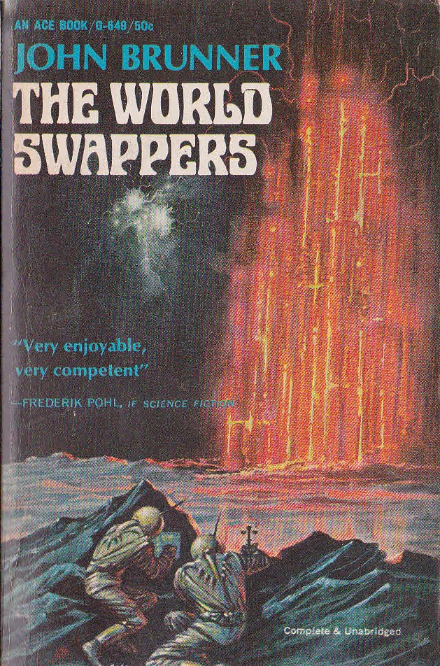 John Brunner  THE WORLD SWAPPERS front book cover image