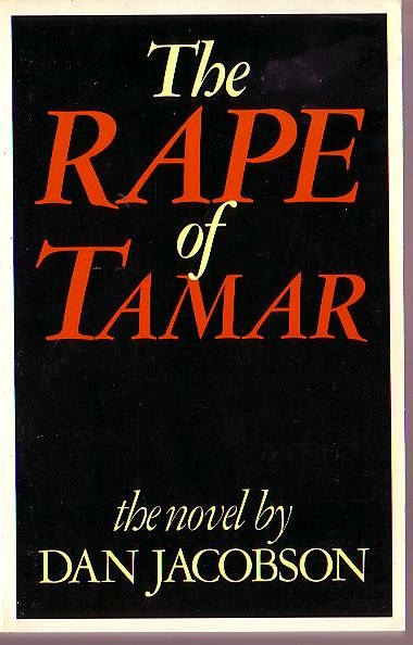 Dan Jacobson  THE RAPE OF TAMAR front book cover image