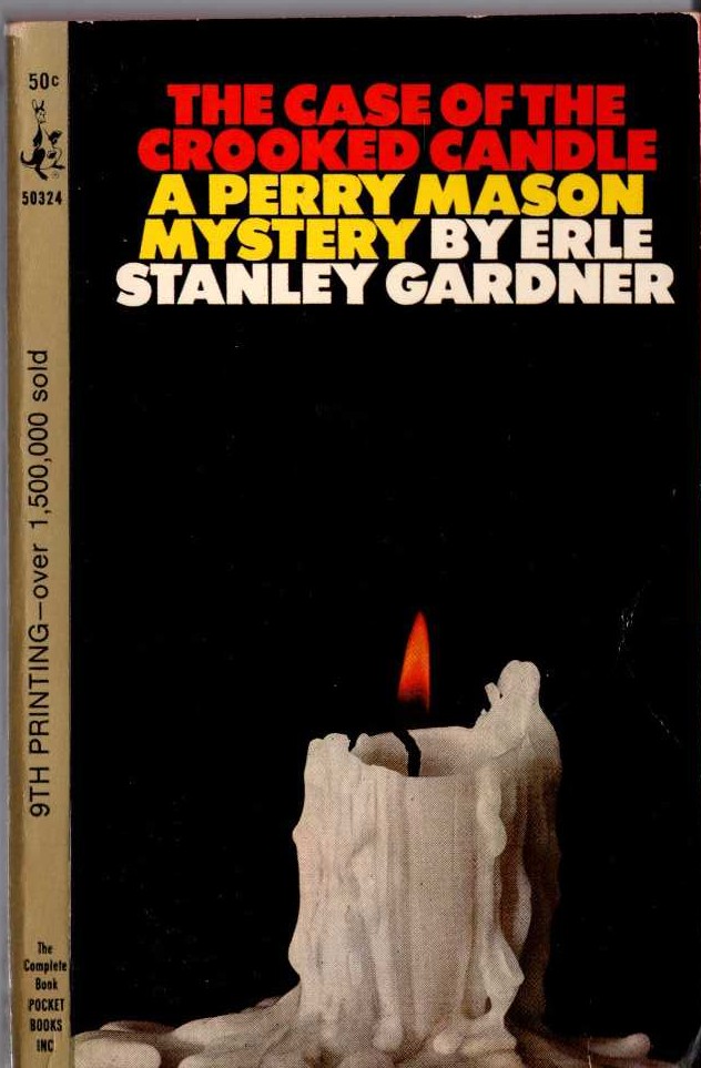 Erle Stanley Gardner  THE CASE OF THE CROOKED CANDLE front book cover image