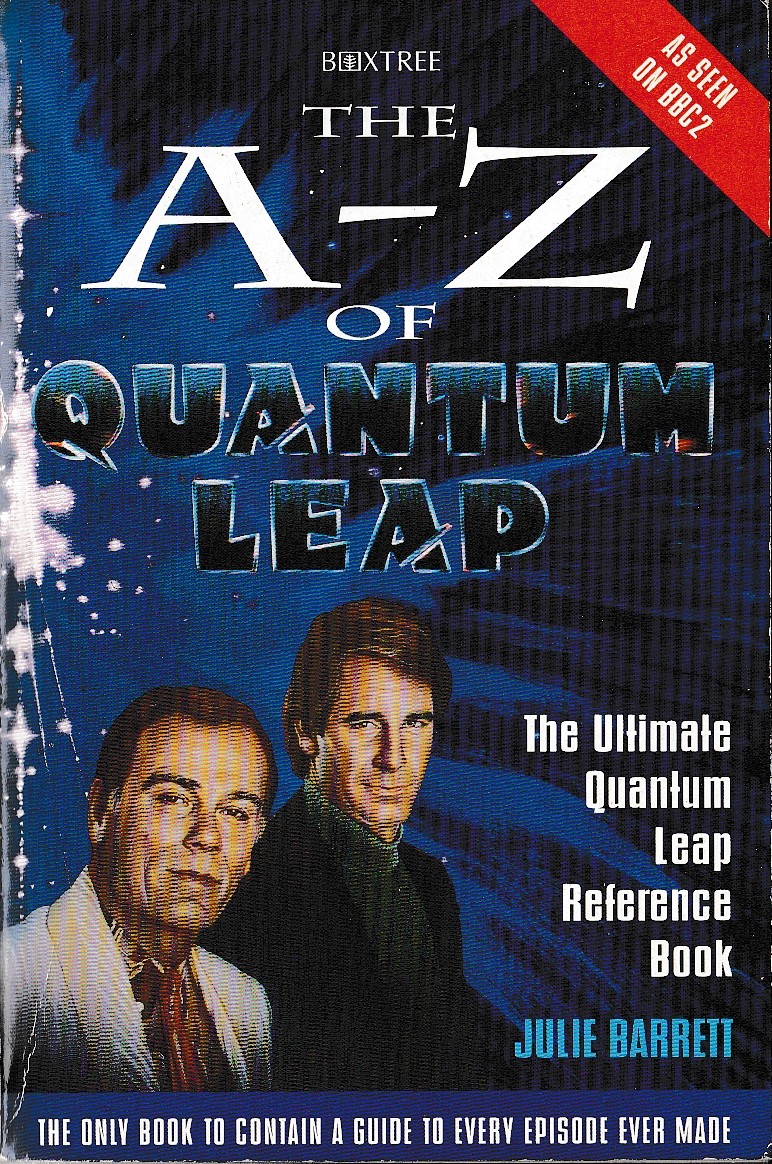 Julie Barrett  THE A-Z OF QUANTUM LEAP (Reference book) front book cover image