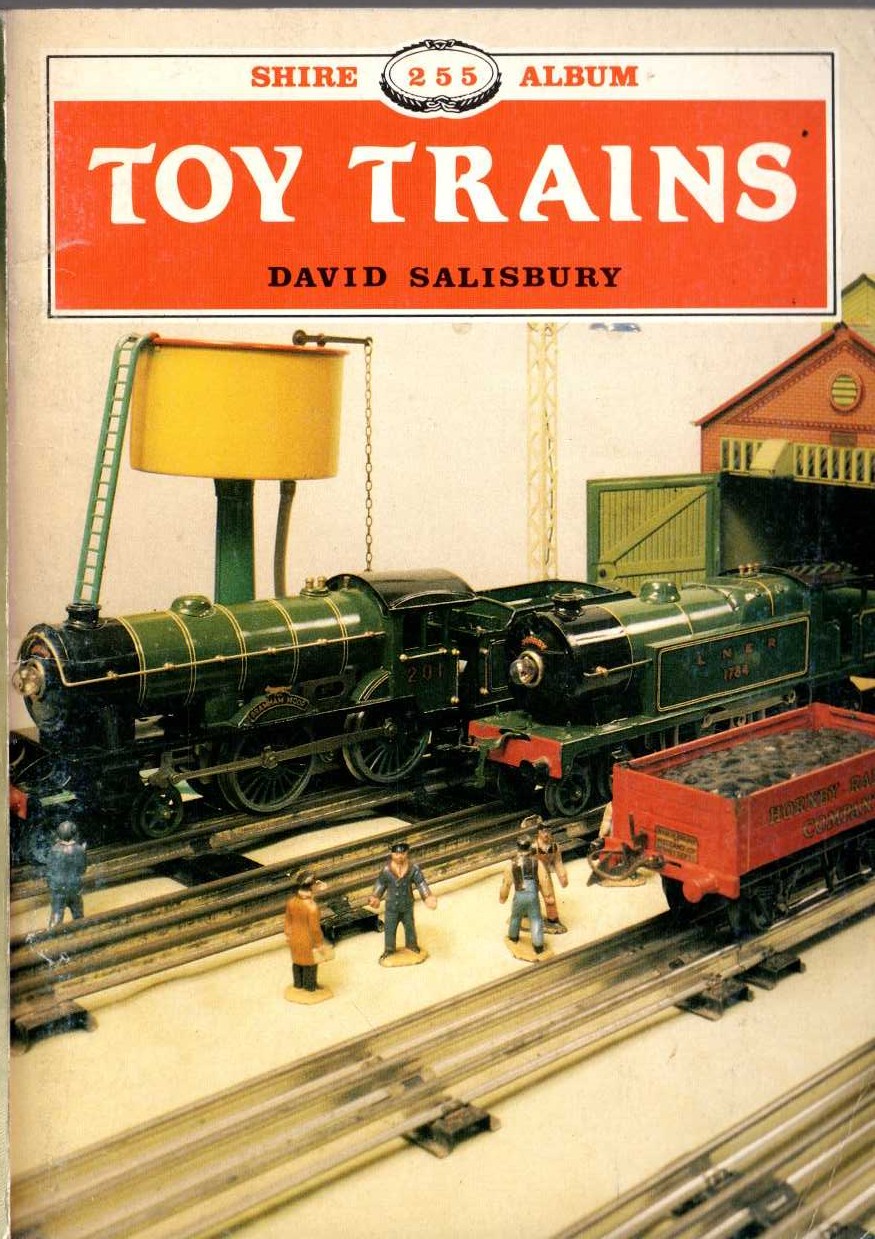 \ TOY TRAINS by David Salisbury front book cover image