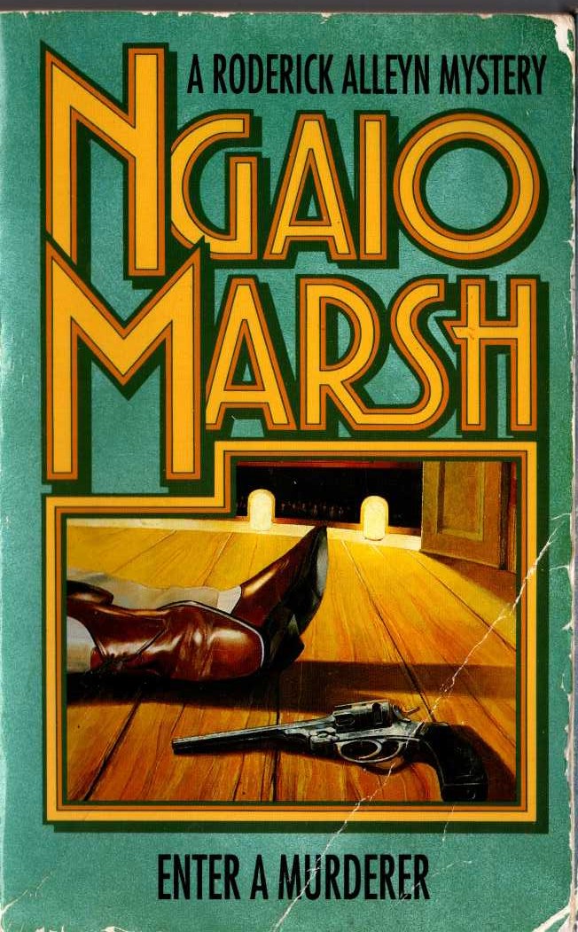 Ngaio Marsh  ENTER A MURDERER front book cover image