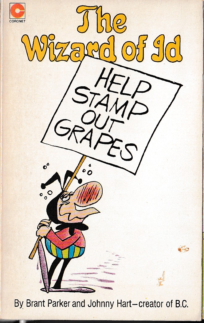 Johnny Hart  HELP STAMP OUT GRAPES front book cover image